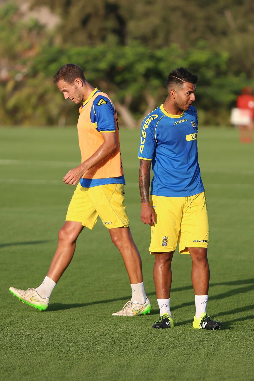 Entrenamento de la UD Las Palmas. (ALEJANDRO RAMOS)