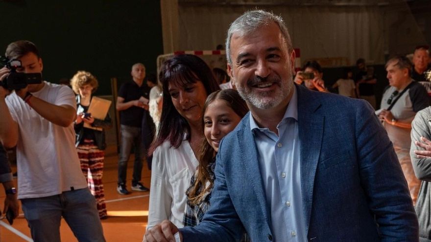 El candidato del PSC a la alcaldía de Barcelona, Jaume Collboni.