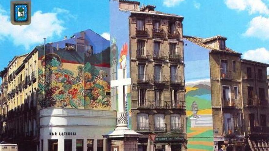 Alberto Corazón y los muros de Madrid