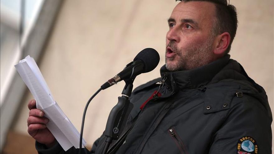 Miembros de Hogesa (Hooligans contra los salafistas) en una marcha de Pegida. EFE