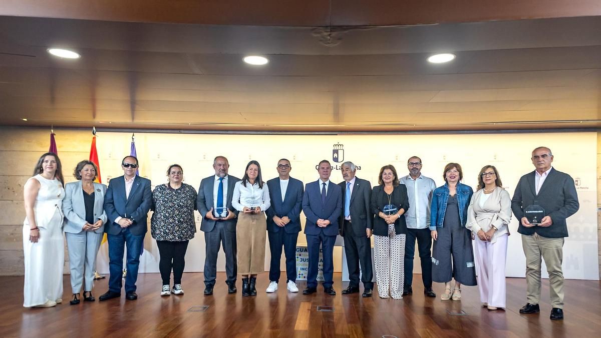 Todos los premiados en el II Congreso de la Mesa del Tercer Sector de Castilla-La Mancha