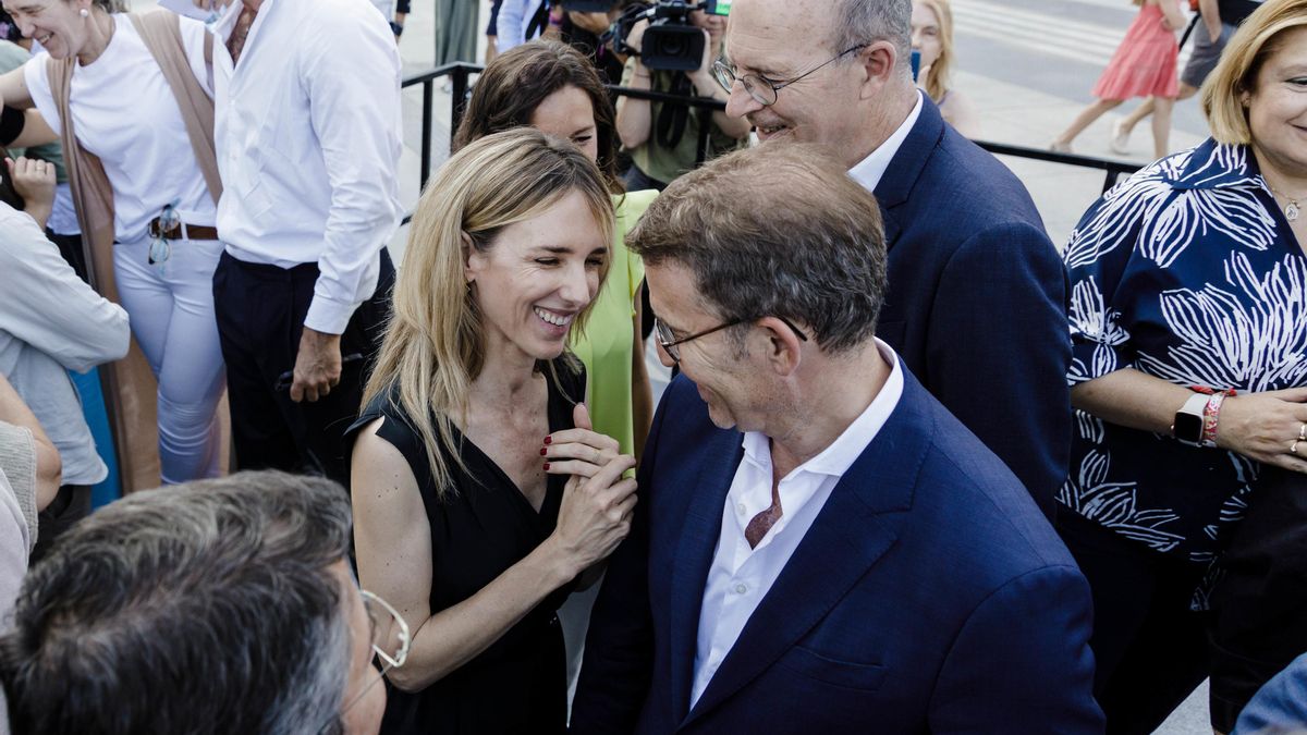 El presidente del Partido Popular, Alberto Núñez Feijóo, y la diputada del PP, Cayetana Álvarez de Toledo, en una imagen de archivo