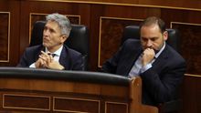 José Luis Ábalos junto a Fernando Grande-Marlaska.