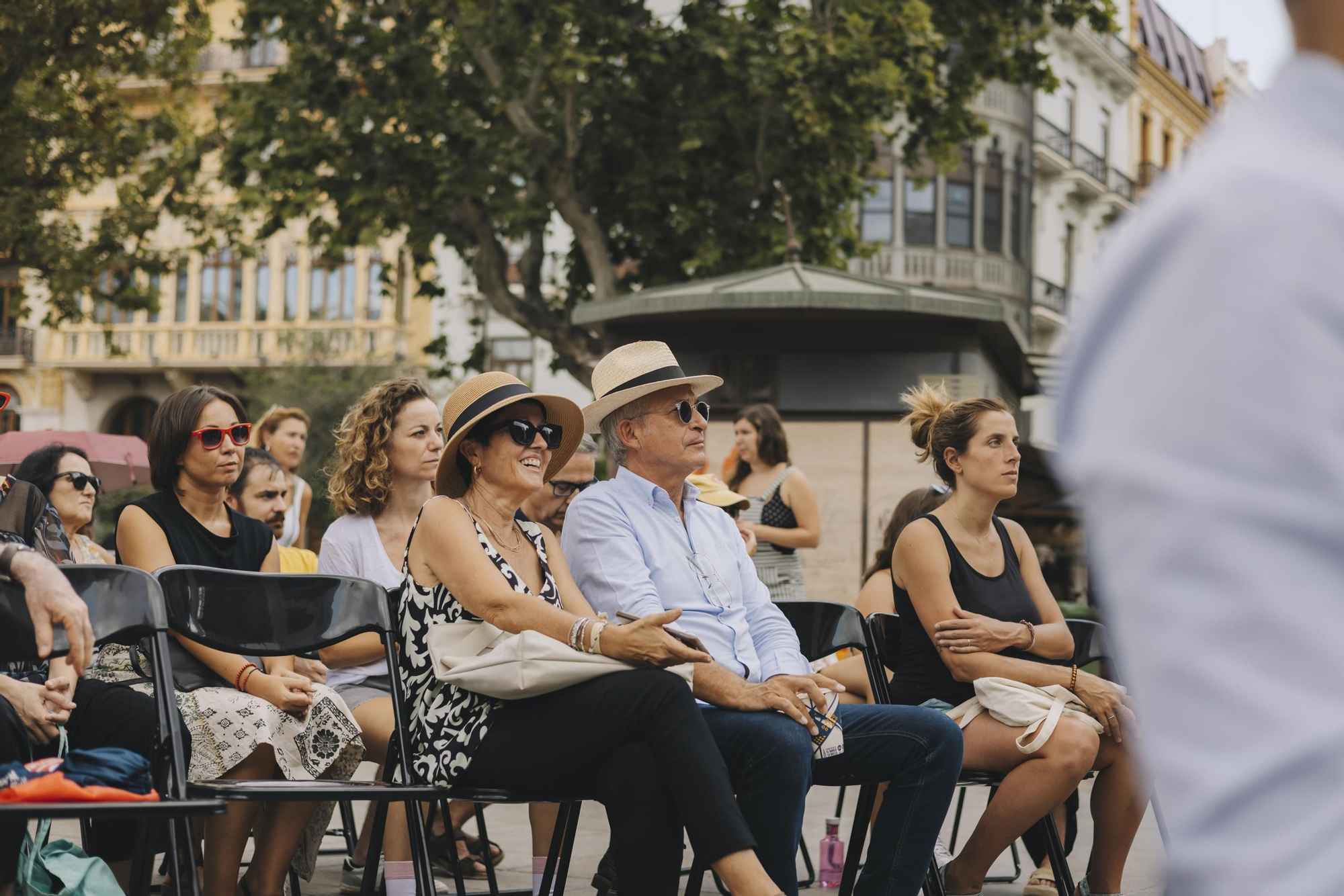 El público se entrega a la charla sobre feminismo