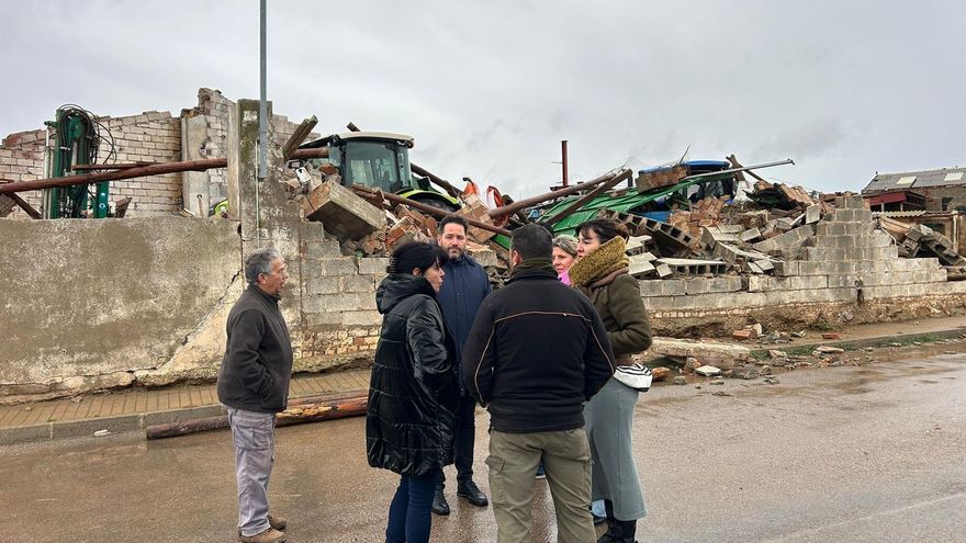 Daños "millonarios" y una situación "devastadora" tras el paso de la borrasca Herminia por Torre de Juan Abad