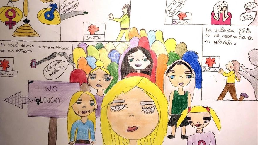 Primer premio del concurso ‘Pintando Igualdad’