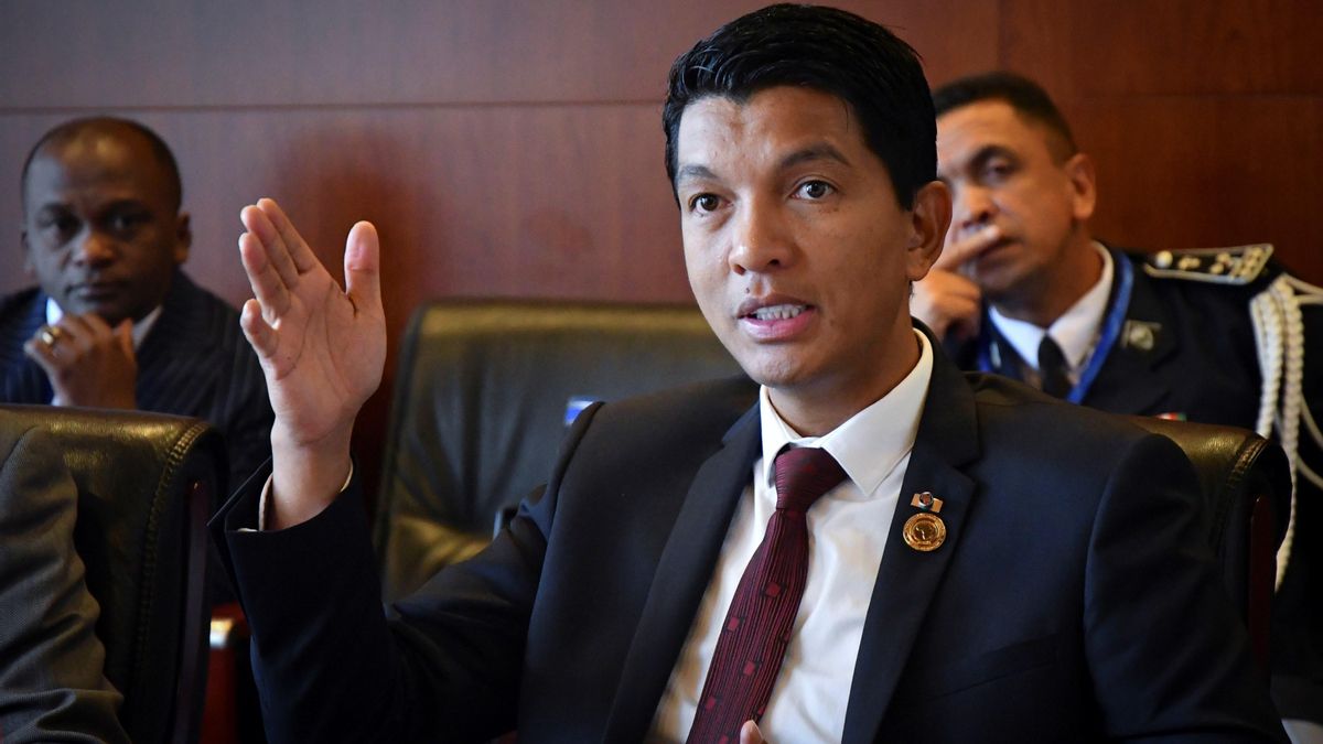 Fotografía de archivo del presidente huido de Madagascar, Andry Rajoelina.