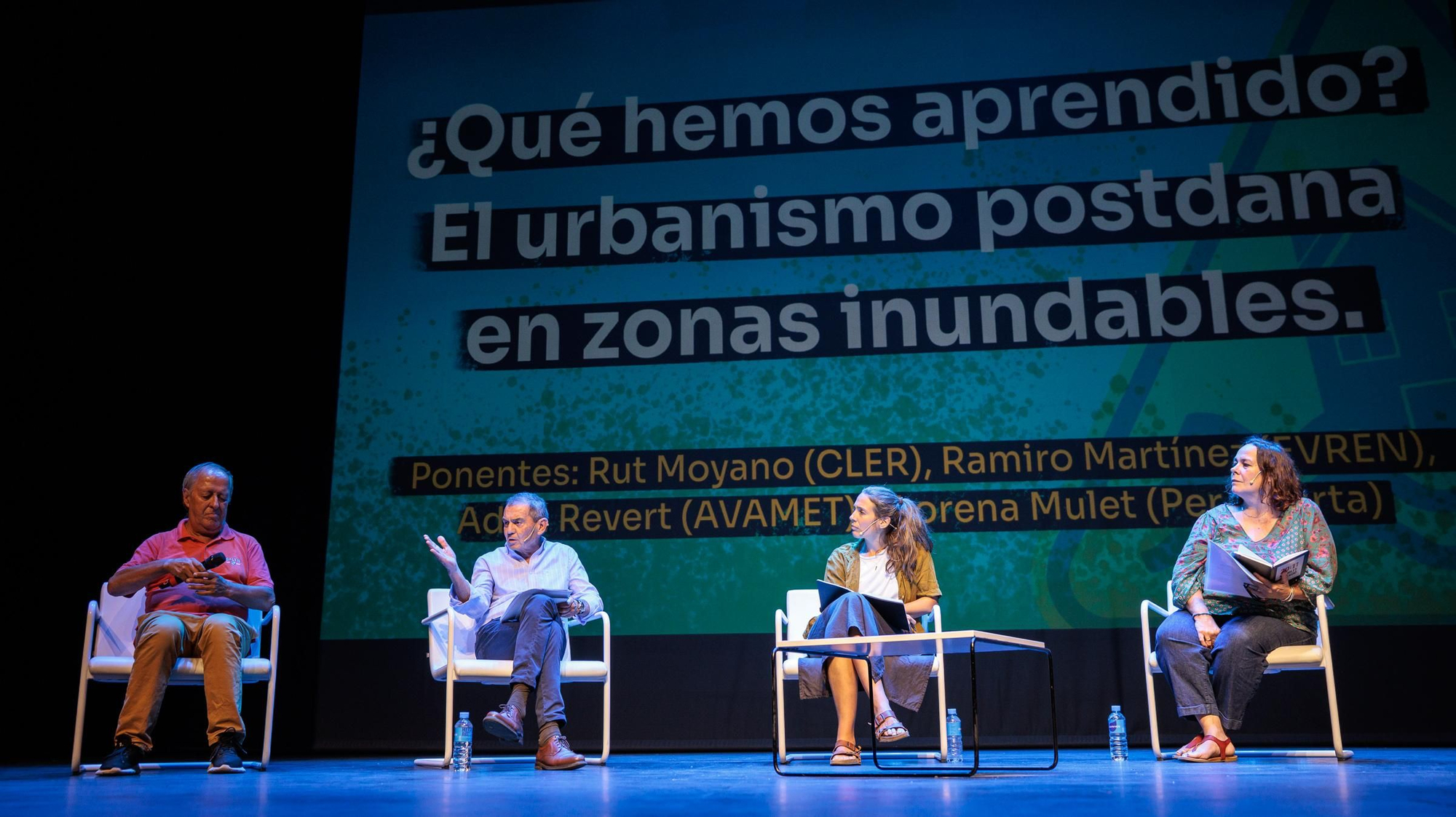 La jornada 'Inundaciones intensas y cambio climático en un contexto metropolitano. Los casos del Túria, el Poyo y el Carraixet', en imágenes