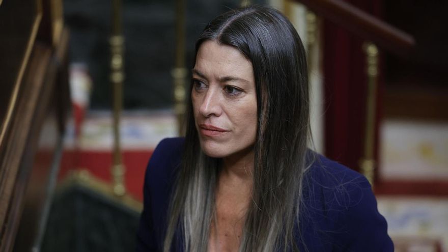 La portavoz de Junts per Catalunya, Míriam Nogueras, en un pleno del Congreso en 2025.