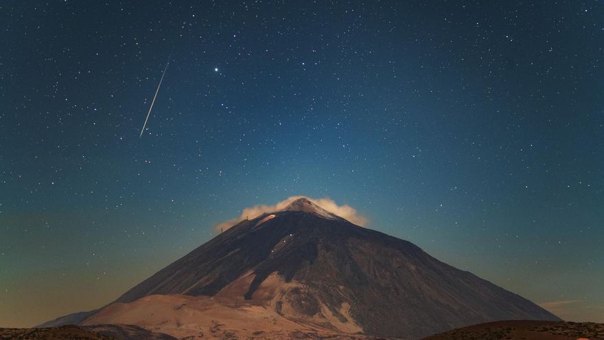 La inminente lluvia de estrellas de las Cuadrántidas, en directo desde el Teide