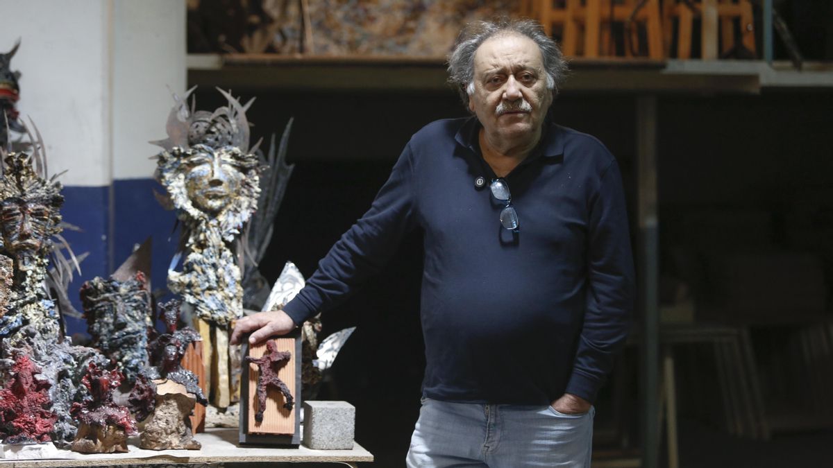 José Luis Checa, artista y jubilado
