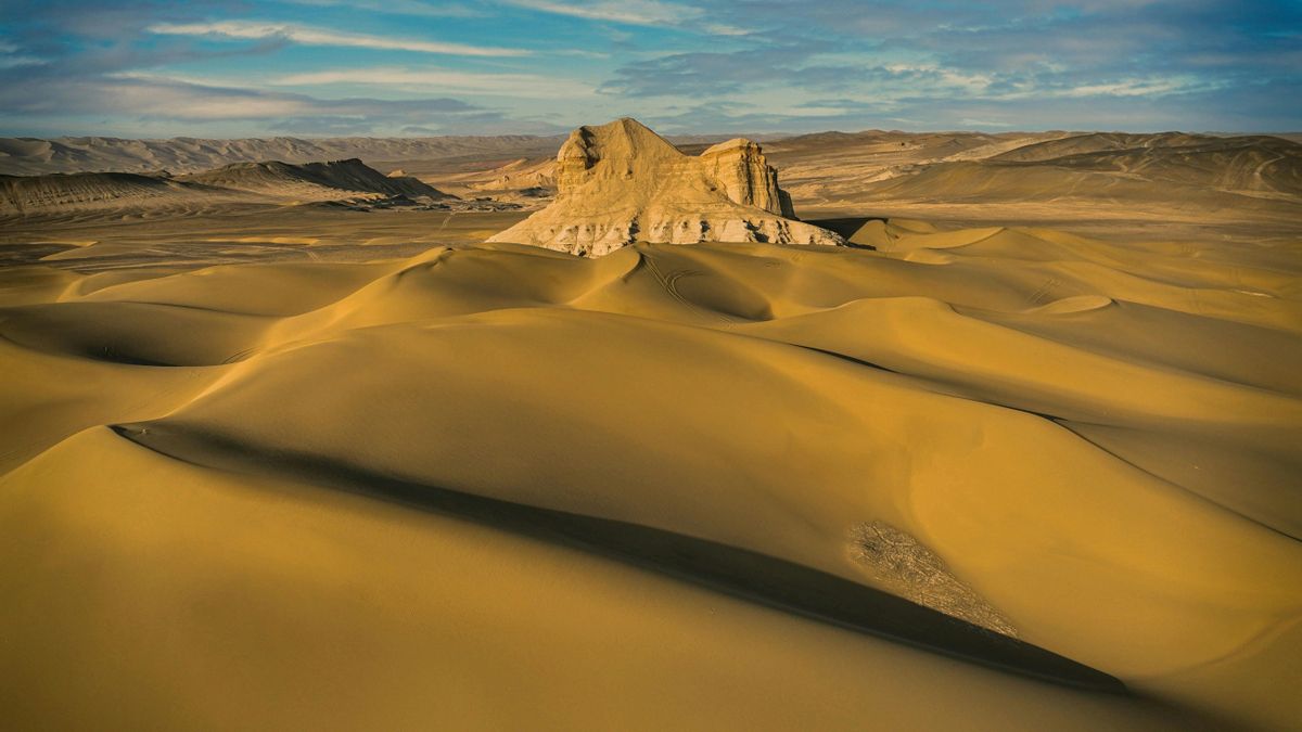 Los equipos chinos activan un método que convierte suelo suelto en una base firme para que brote vegetación