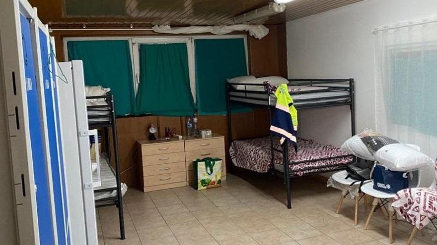 Base de Autransa empleada por el personal del transporte sanitario urgente