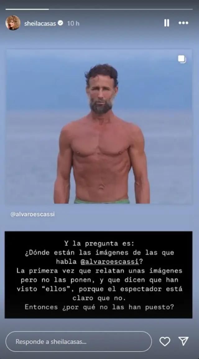 Storie de Sheila Casas sobre 'Supervivientes 2025'