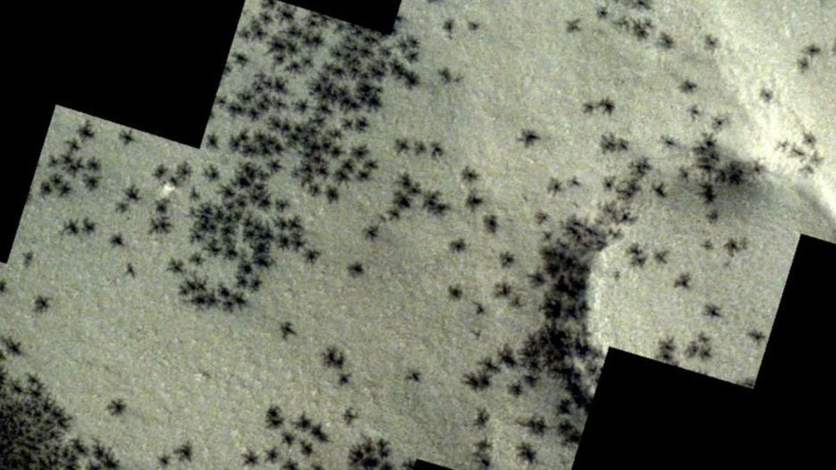 ¿Qué son realmente las 'arañas' de Marte? La NASA acaba de resolver uno de los misterios del planeta rojo