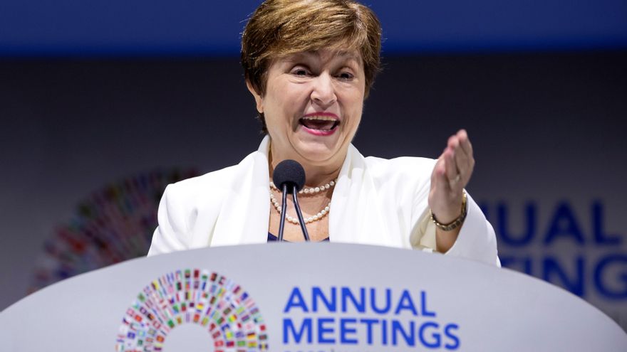 En la imagen, Kristalina Georgieva, directora gerente del Fondo Monetario Internacional (FMI). EFE/Erik S. Lesser/Archivo