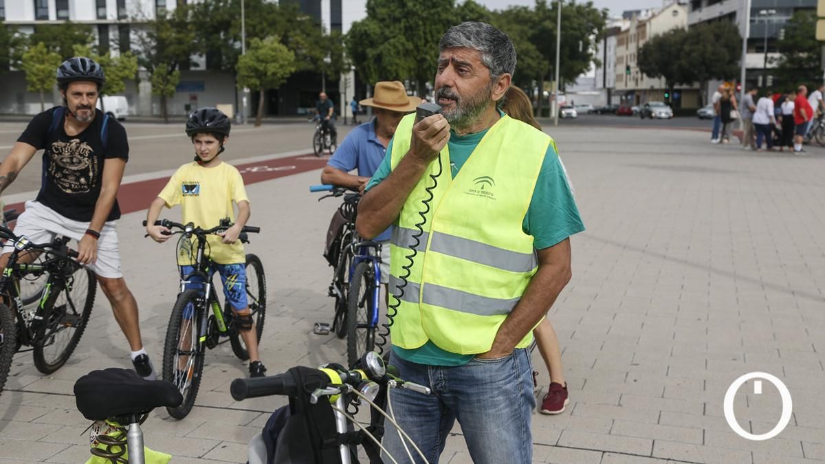 Manifestación de la Plataforma Carril Bici por una movilidad, saludable, segura y sostenible