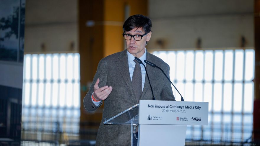 El presidente de la Generalitat de Catalunya, Salvador Illa. Archivo.