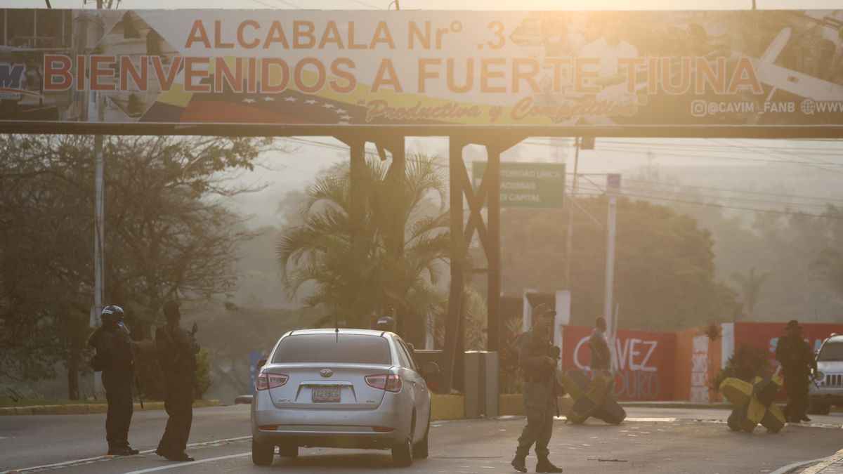 Controles en las inmediaciones de Fuerte Tiuna