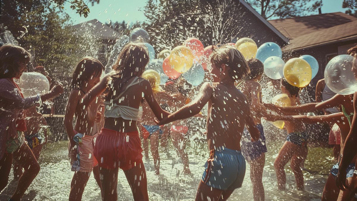 Imagen de una 'Fiesta del Agua' | FREEPICK