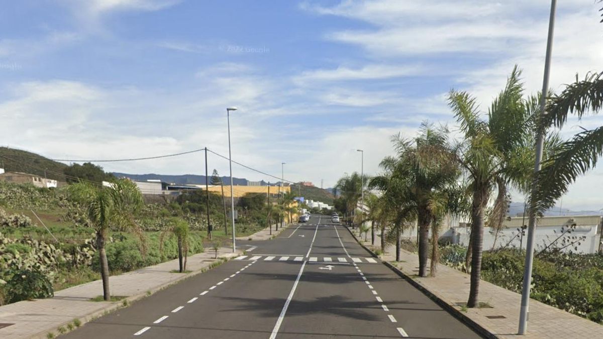 Calle La Revoleada, en El Sobradillo (Santa Cruz de Tenerife).
