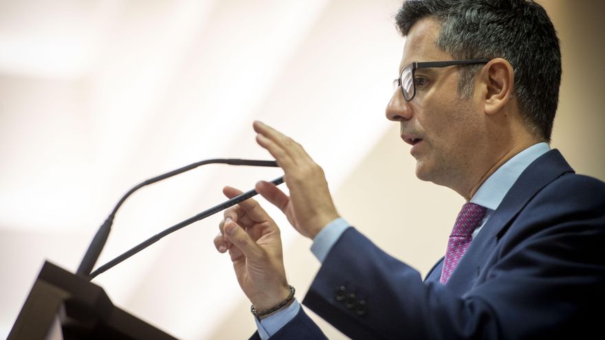 El ministro de la Presidencia, Relaciones con las Cortes y Memoria Democrática, Félix Bolaños