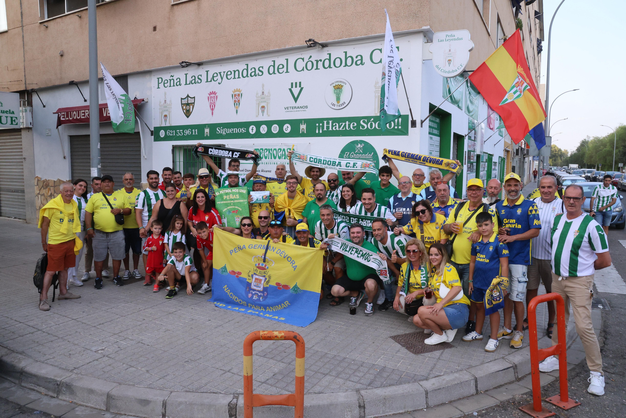 Hermanamiento de peñas entre el Córdoba CF y la UD Las Palmas