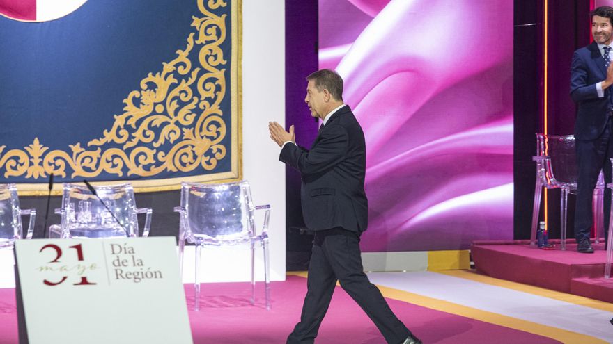 El presidente de Castilla-La Mancha, Emiliano García-Page, en el acto institucional con motivo del Día de la Región.