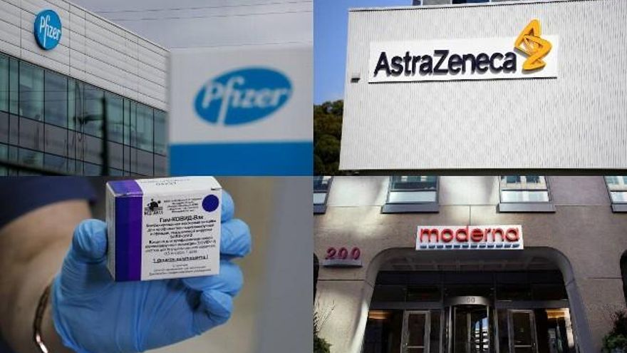 En las últimas semanas se han anunciado resultados preliminares de las candidatas a vacunas de Pfizer, Moderna, Sputnik V y AstraZeneca.