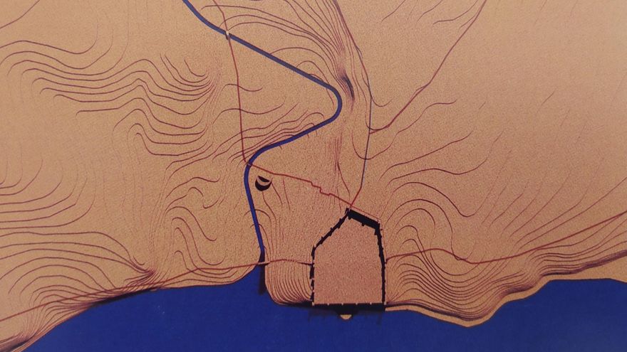 Ubicación de la antigua Palma romana, con el teatro a las afueras