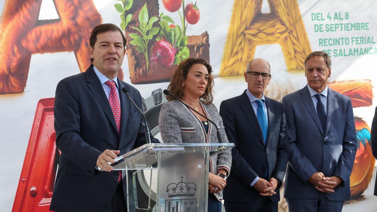 El presidente de la Junta de castilla y León, Alfonso Fernández Mañueco