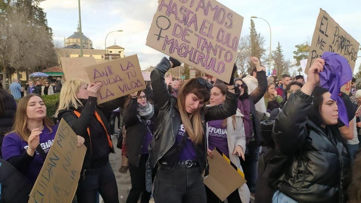 Manifestación de la Plataforma 8M de Toledo en una imagen de archivo