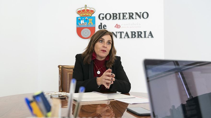 Paula Fernández, consejera de Presidencia, Interior, Justicia y Acción Exterior de Cantabria.