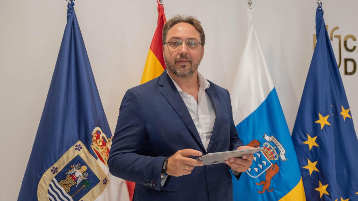 Fernando González,  consejero de Industria y Energía del Cabildo de La Palma.
