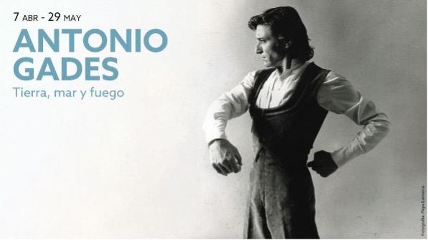 Cartel de Antonio Gades. Tierra, mar y fuego