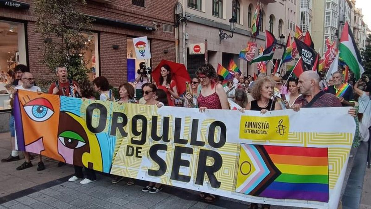 Manifestación del Orgullo LGTBI+ en Logroño
