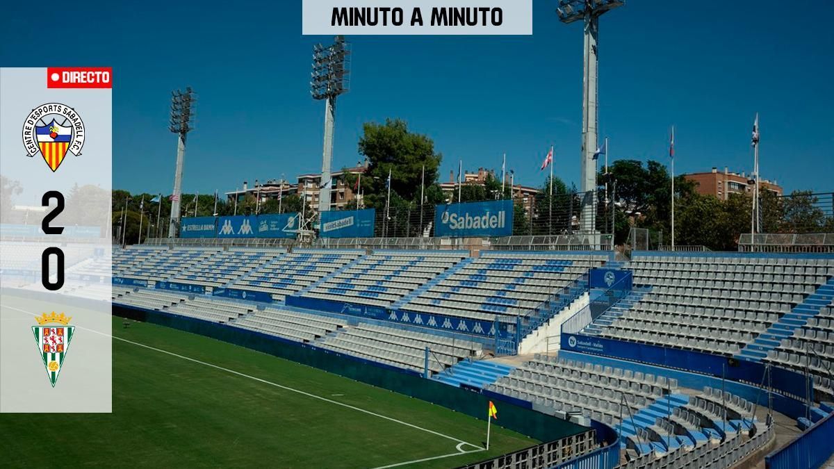 Sigue en directo el CE Sabadell - Córdoba CF en 'Cordópolis' (2-0)