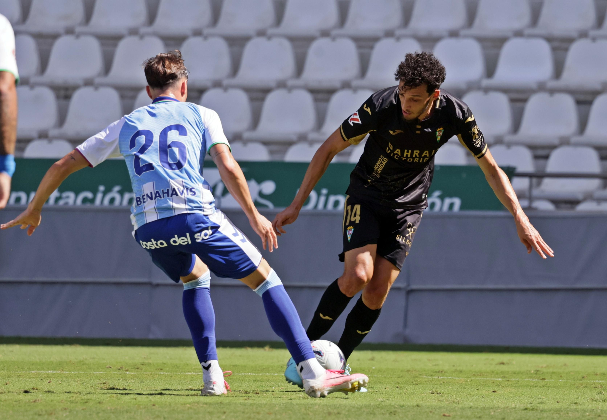 Entrenamiento conjunto entre Córdoba CF y Málaga CF