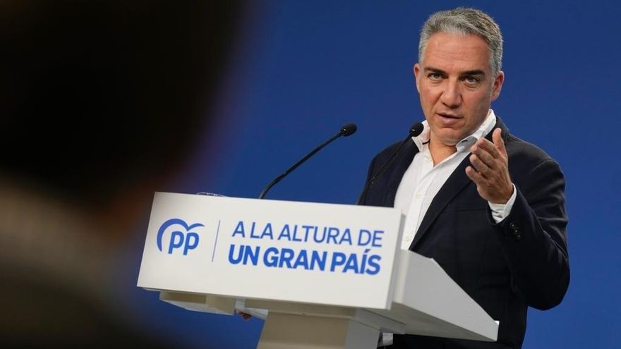 El coordinador general del PP, Elías Bendodo.