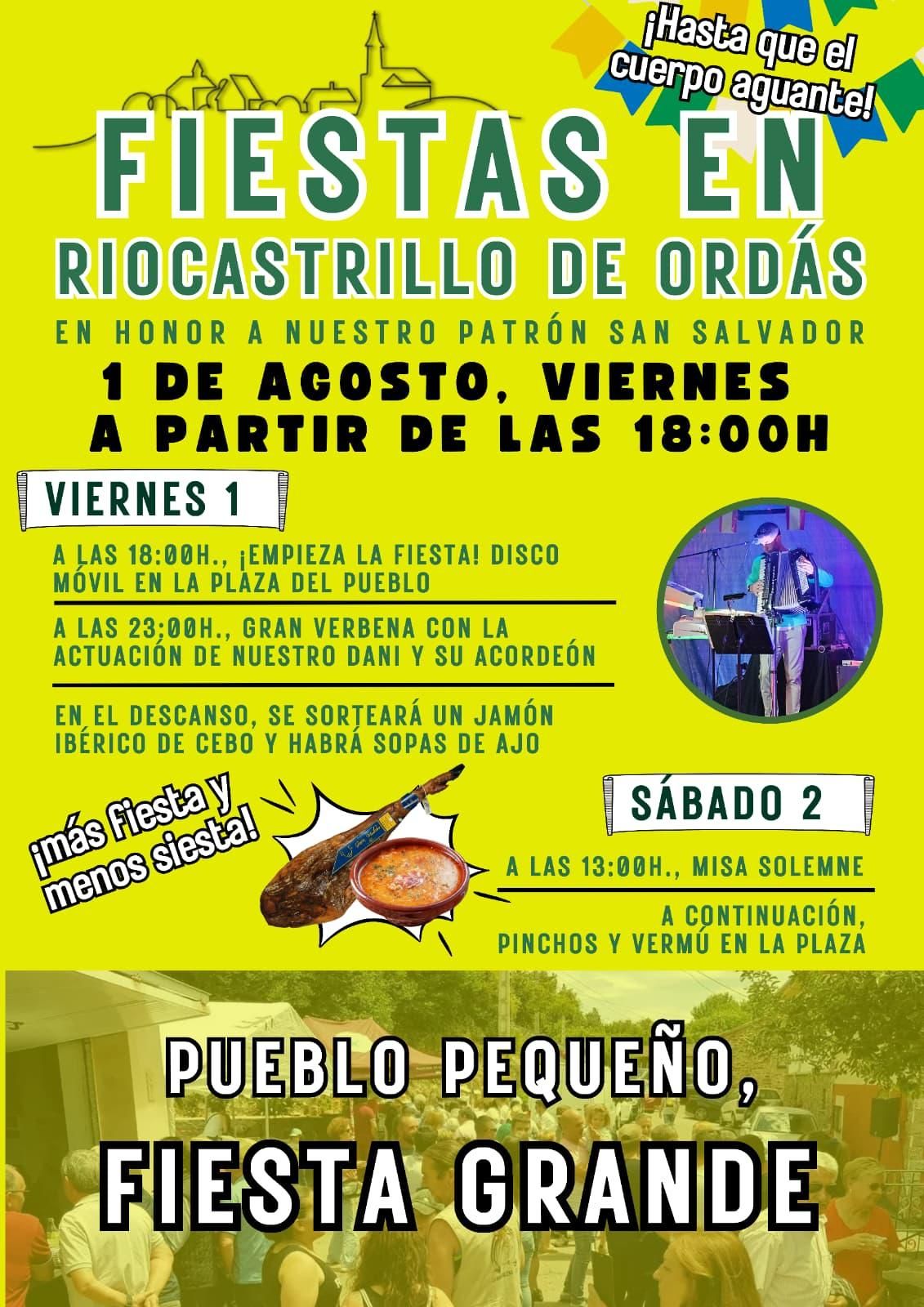 Fiestas de Riocastrillo de Ordás