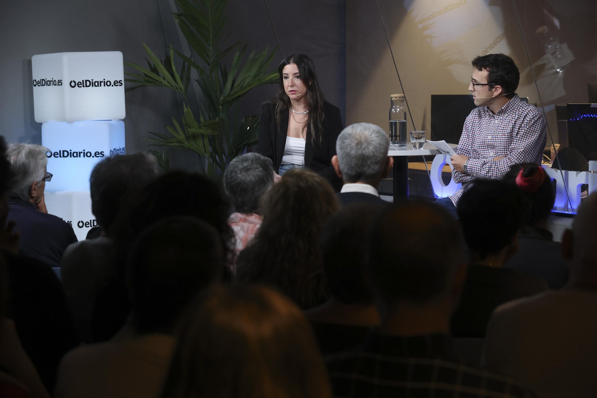 En la redacción con Gabriela Sánchez, en imágenes