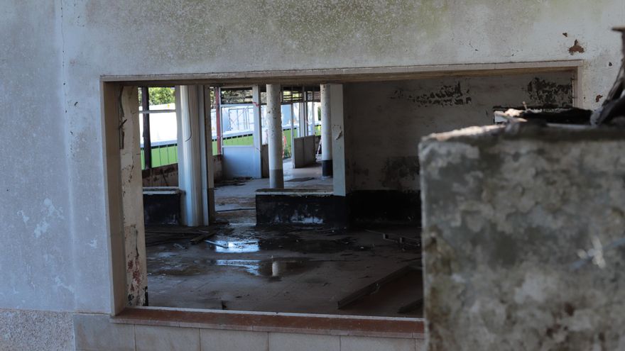 Vista de uno de los edificios del acuartelamiento militar de Las Raíces en La Laguna