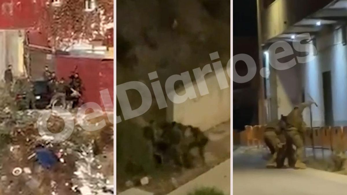 Imágenes de distintas agresiones grabadas en vídeo y a las que ha tenido acceso elDiario.es