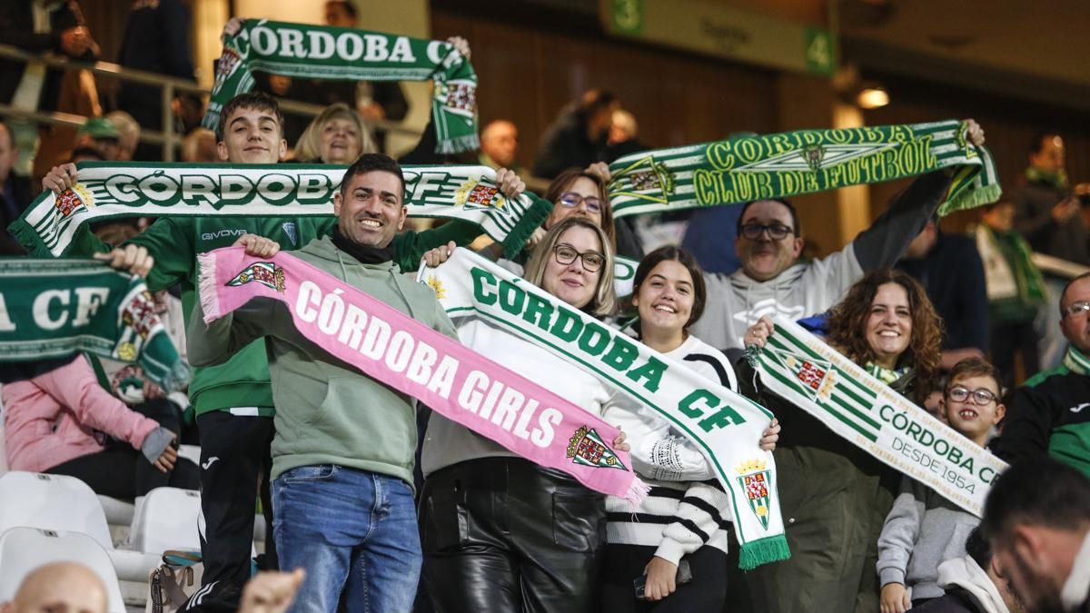 Grada Blanquiverde del Córdoba CF - Cádiz CF