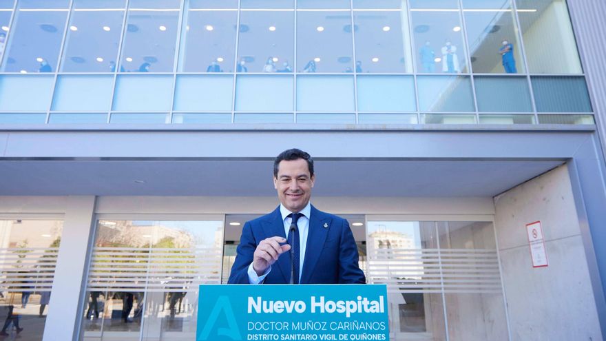 Las cuatro inauguraciones del mismo hospital por Moreno Bonilla en Sevilla