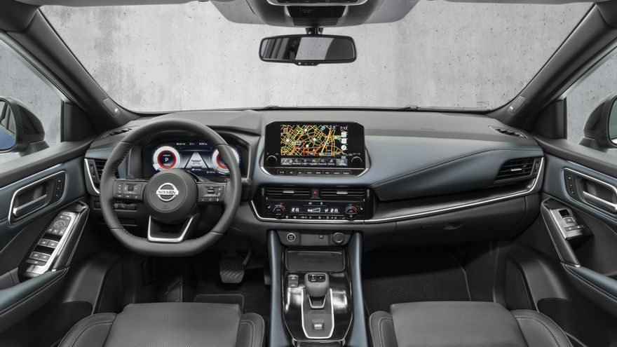 Interior del Nissan Qashqai.
