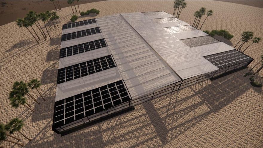 Modelo de invernadero que fabrica la empresa Easy Home