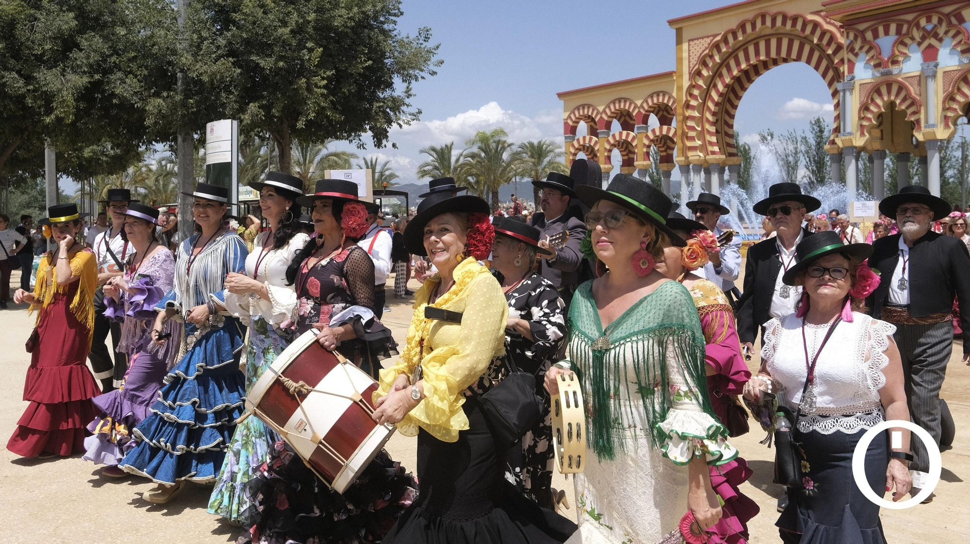Ambiente de jueves en la feria de Córdoba.