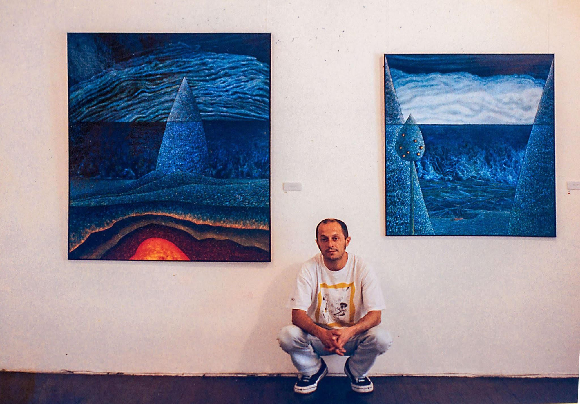 'Origen y comienzo', 2001, óleo sobre lienzo, 123 x 134 cm. ÓSCAR LORENZO