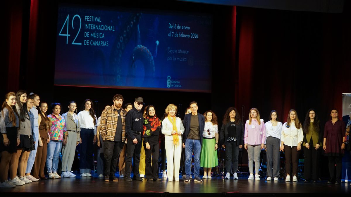 La versión en concierto de ‘Canarii’, de Olga Cerpa y Mestisay, en el Festival de Música de Canarias